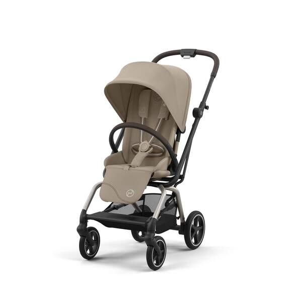 Cybex Eezy s Twist+ 2 Bugina 2025 Almond Beige, Taupe frame