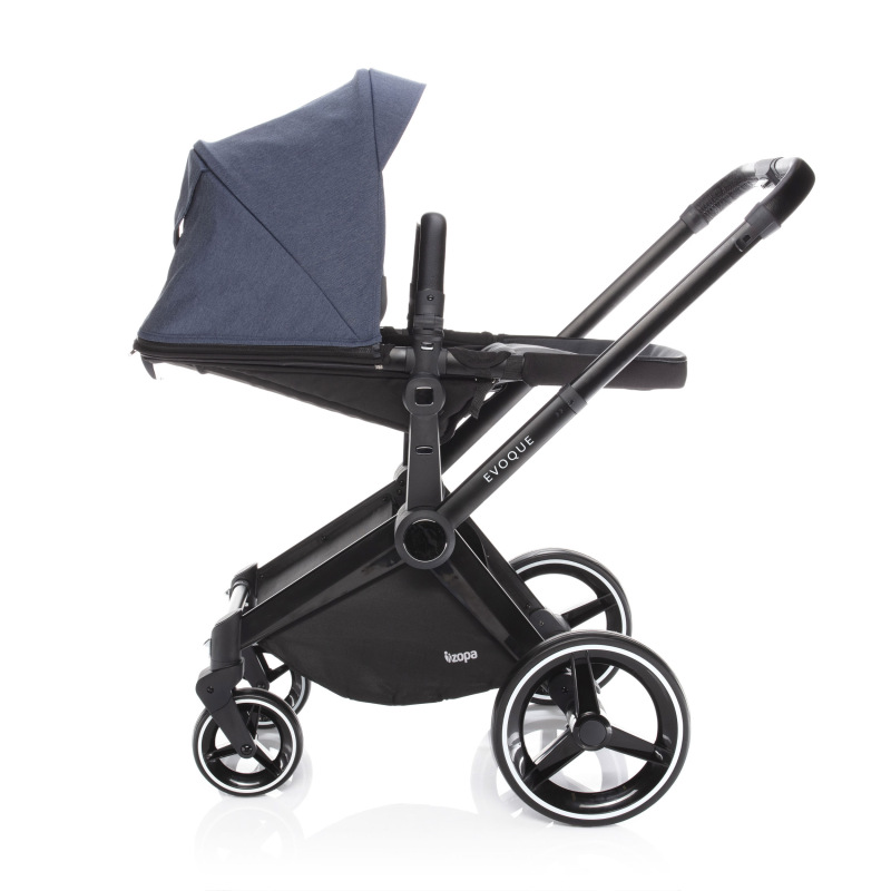 SET Podvozek Evoque + Farebný set ku kočárku Evoque, B/BL_Jeans 2