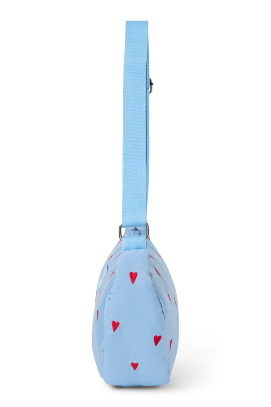 STUDIO NOOS - Puffy Adult FANNY kabelka | Light Blue Hearts 4