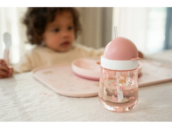 Hrnček so slamkou 300 ml 9m+ Fairy Garden 1