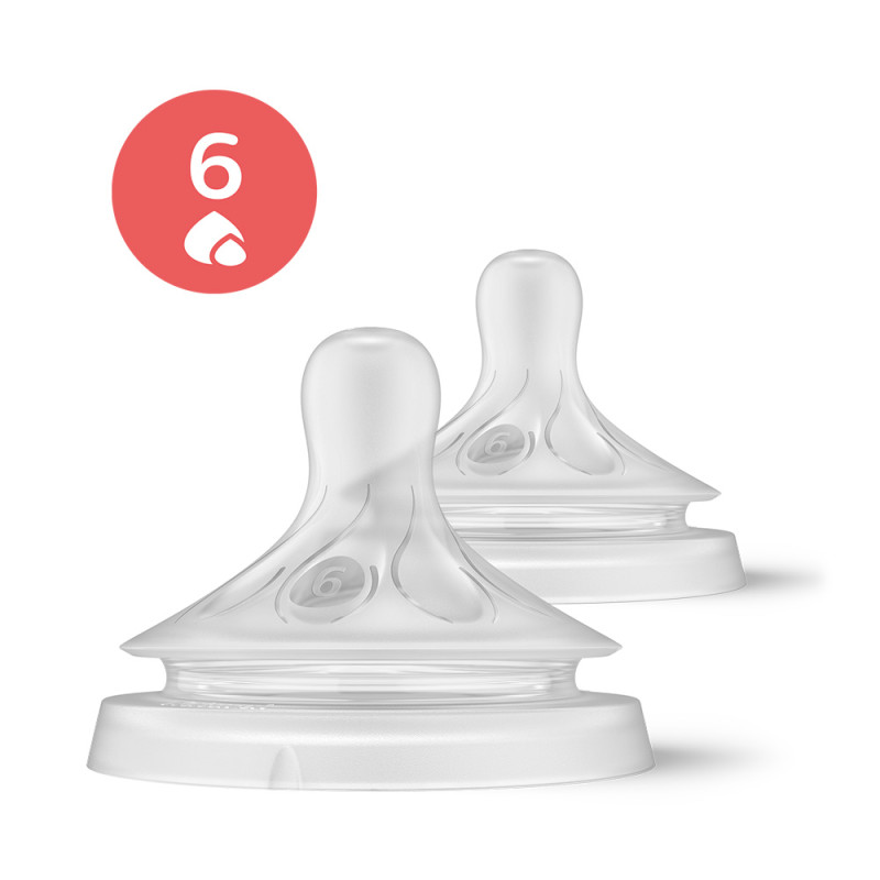Philips AVENT Cumlík Natural Response 6 na kašu 6m+, 2 ks