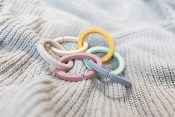 Silikónové multifunkčné krúžky na reťaz, Multicolor 6