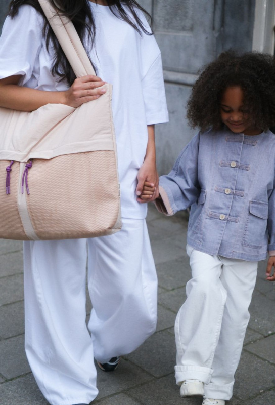 STUDIO NOOS - Patchwork MOM BAG | Oatmeal 4