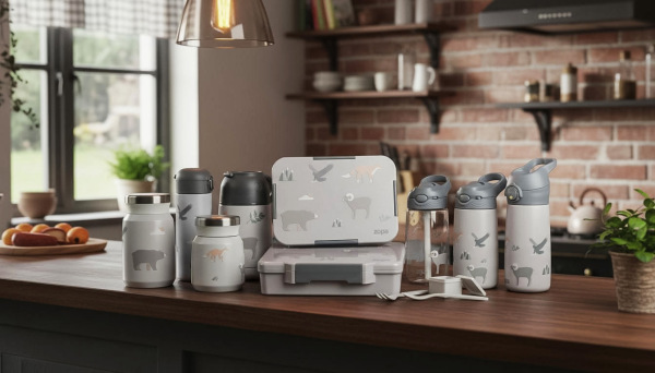 Termoska na pití s pítkem 400 ml, Mountains 5