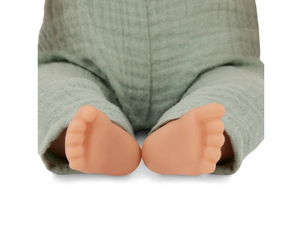 Bábika 35 cm v overale s čelenkou 4