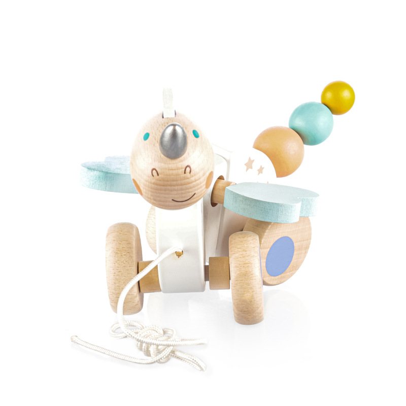 Dřevěná tahací hračka, Unicorn 1