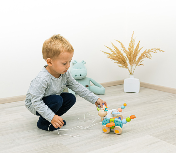 Dřevěná tahací hračka, Unicorn 6