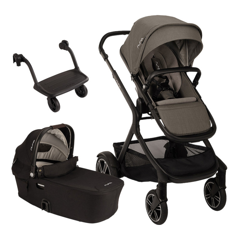 Nuna set DEMI™ next 2024 granite/caviar