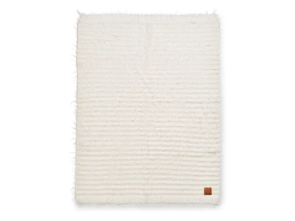 Furry Knit Blanket Elodie Details - Vanilla White 2