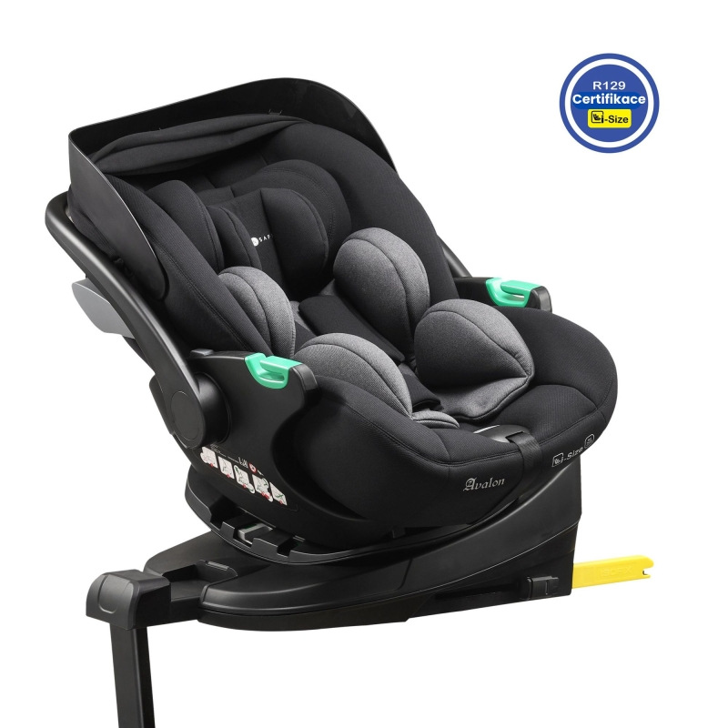 Cozy N Safe AVALON i-Size 360° autosedačka vr. ISOFIX bázy, Black/Grey 2025 13