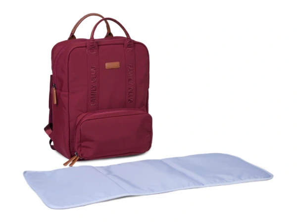 Prebaľovací batoh Family Club Signature Urban Burgundy 2