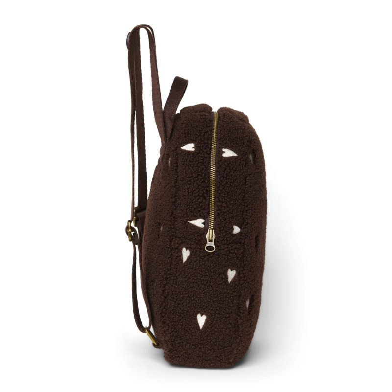 STUDIO NOOS - Teddy Mini BACKPACK - batôžtek | Chocolate Hearts 2