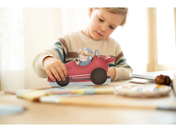 Kniha s vystrihovacími autami Jim 8