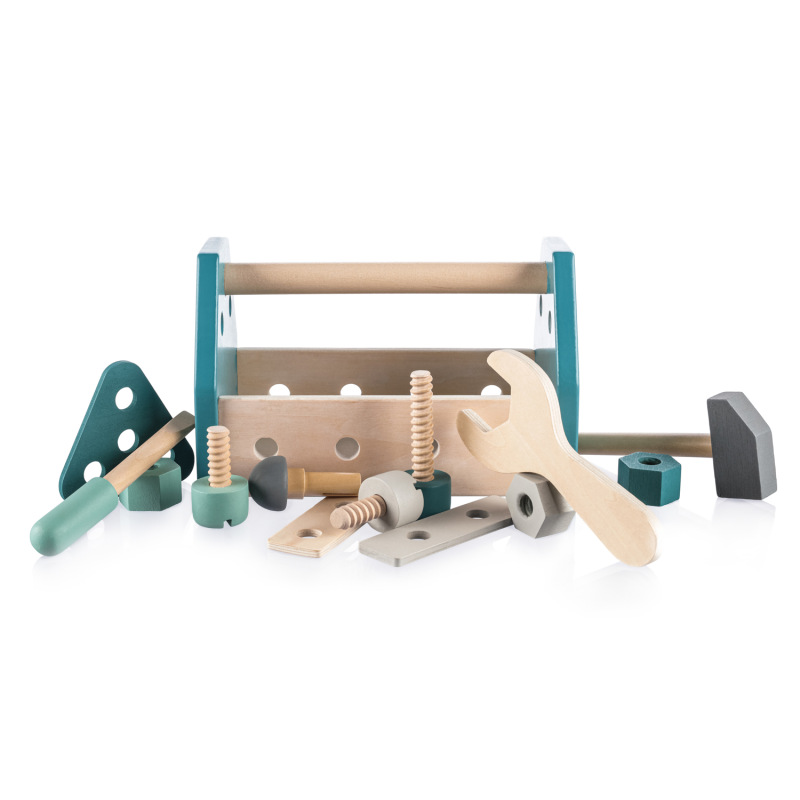 Dřevěná sada nářadí v boxu, Blue 1