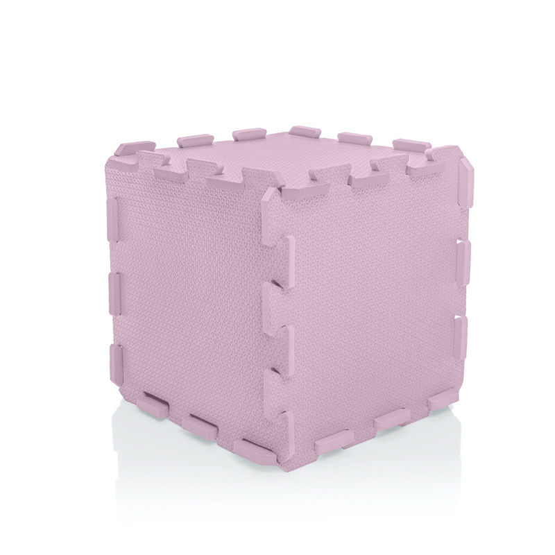 Penová podložka Puzzle 30x30 cm 9ks, Sugar Pink 9