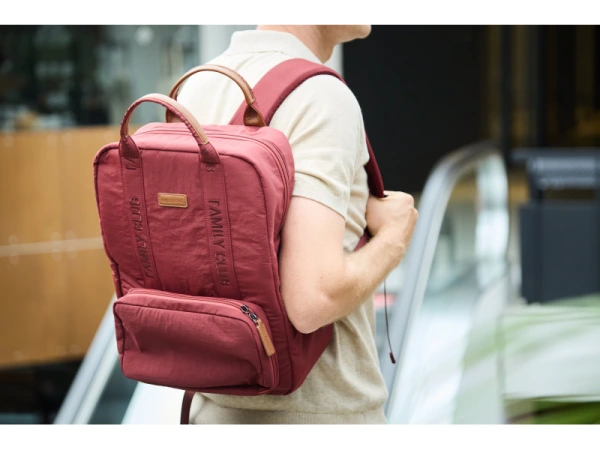 Prebaľovací batoh Family Club Signature Urban Burgundy 11