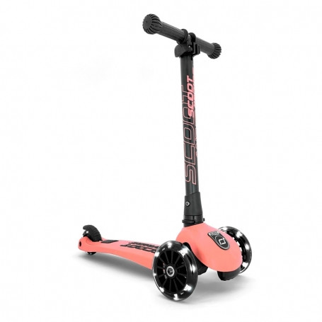 Scoot & Ride Detská kolobežka Highwaykick 3 LED peach