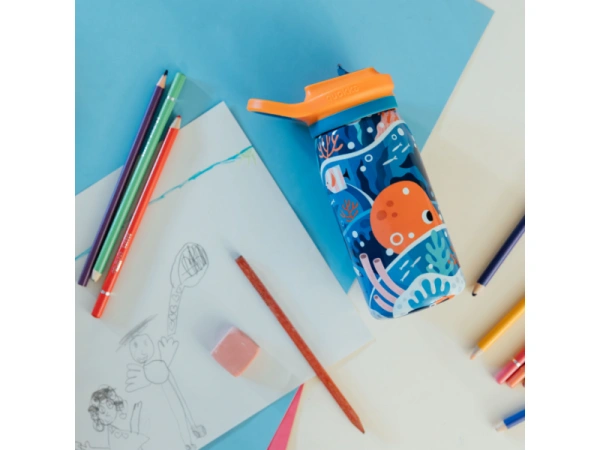 Nerezová termofľaša s náustkom Pop Kids Ocean 445 ml 1