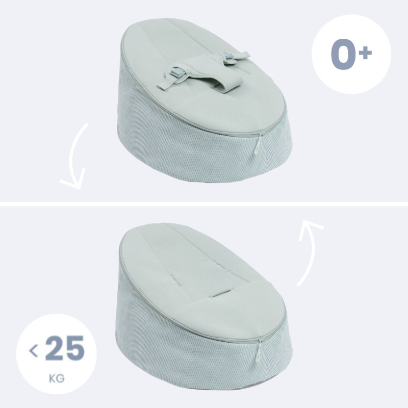 Doomoo Seat & Grow rastúcí sedacie vak, Green 4