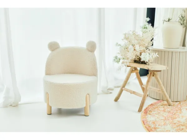 Kreslo detské Teddy Off White 10