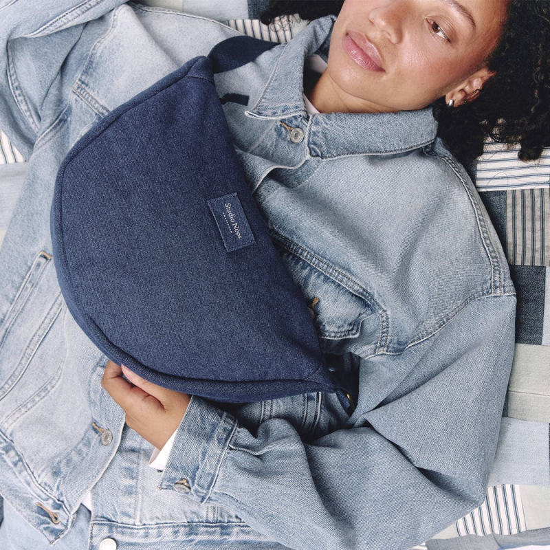STUDIO NOOS - Denim Adult FANNY kabelka | Dark Blue 5