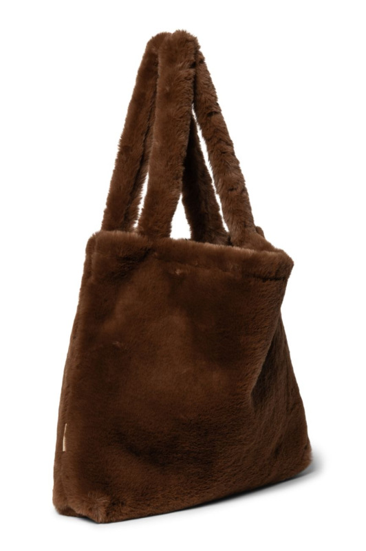 STUDIO NOOS - Faux Fur MOM BAG | Brown 1