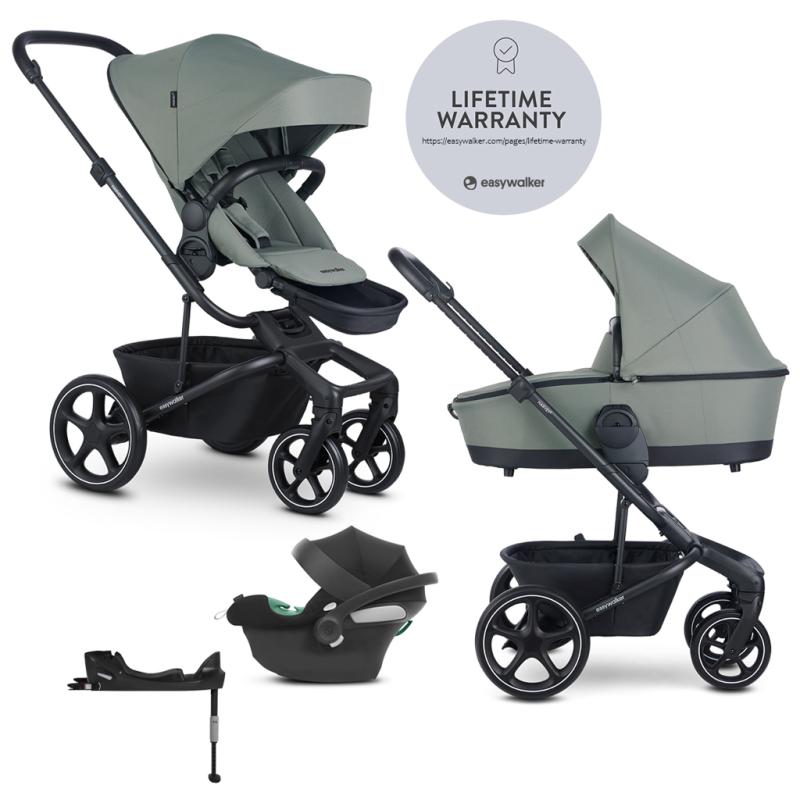 EASYWALKER Harvey⁵ 2v1 Agave Green LITE RWS + CYBEX Aton B2 i-Size + základňa