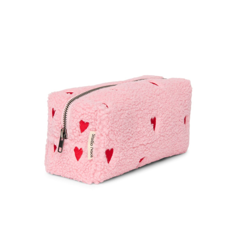 STUDIO NOOS - Puffy POUCH - kabelka | Light Pink Hearts 1