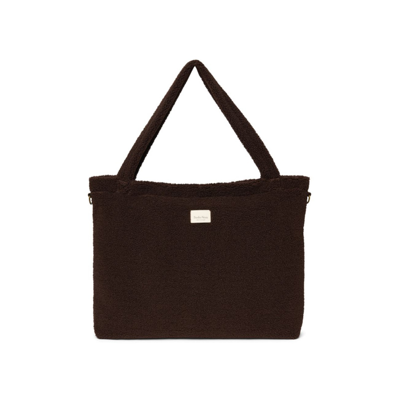 STUDIO NOOS - Teddy DIAPER BAG - prebaľovacia taška | Chocolate