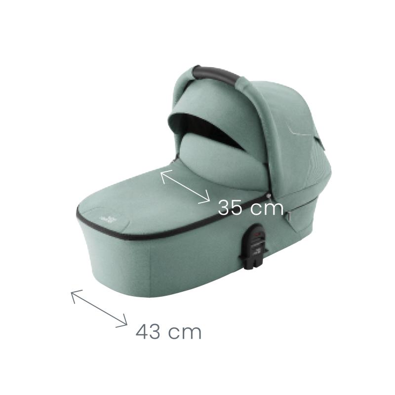 Set Smile 5Z + carrycot + Baby-Safe PRO + Vario Base 5Z, Jade Green 4