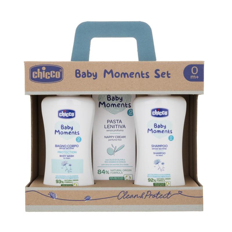 CHICCO Set darčekový kozmetický Baby Moments 0m+