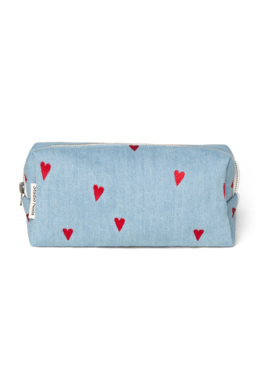 STUDIO NOOSE - Denim POUCH - kabelka | Blue Hearts