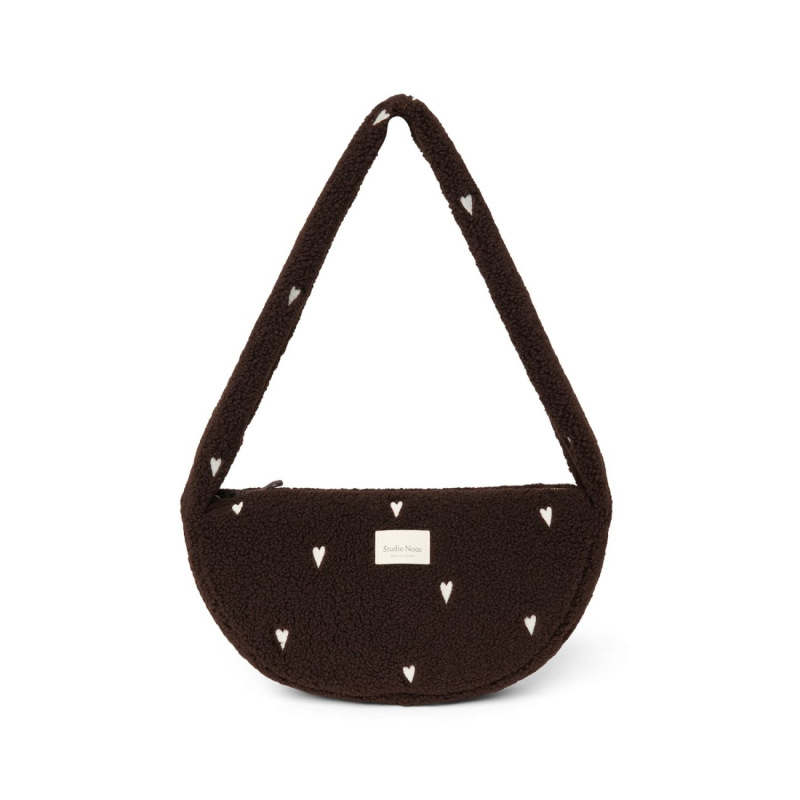 STUDIO NOOS - Teddy Mini Cross Body Bag | Chocolate Hearts