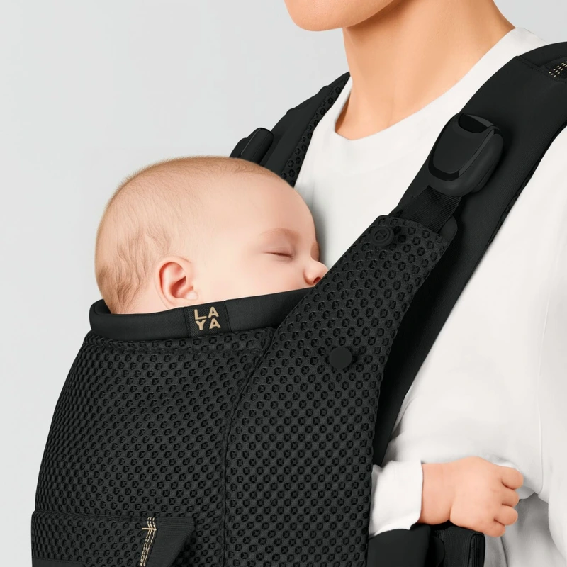 Cybex Laya ergonomický nosič pre bábätko od narodenia - Magic Black 8