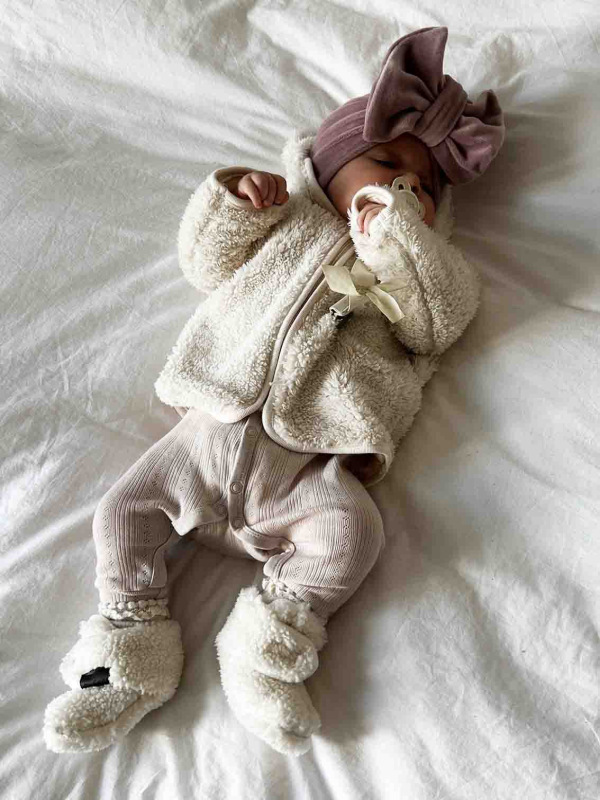 Detské capačky TEDDY - SMOTANOVÁ 1