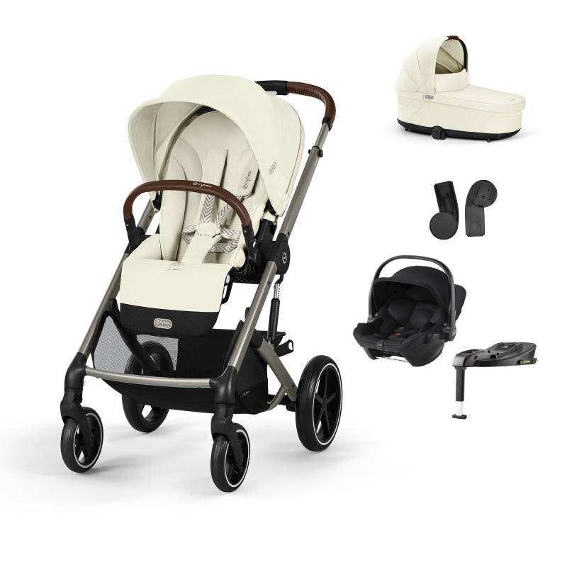 CYBEX BALIOS S Lux SET SEASHELL BEIGE+ autosedačka + isofix základňa