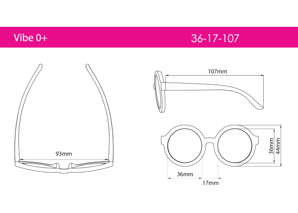 Sluneční brýle Vibe 0+, Matte Mint 1