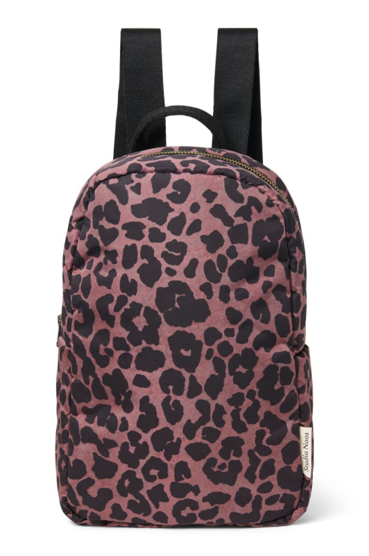 STUDIO NOOS - Puffy Mini BACKPACK - batôžtek | Red Leopard