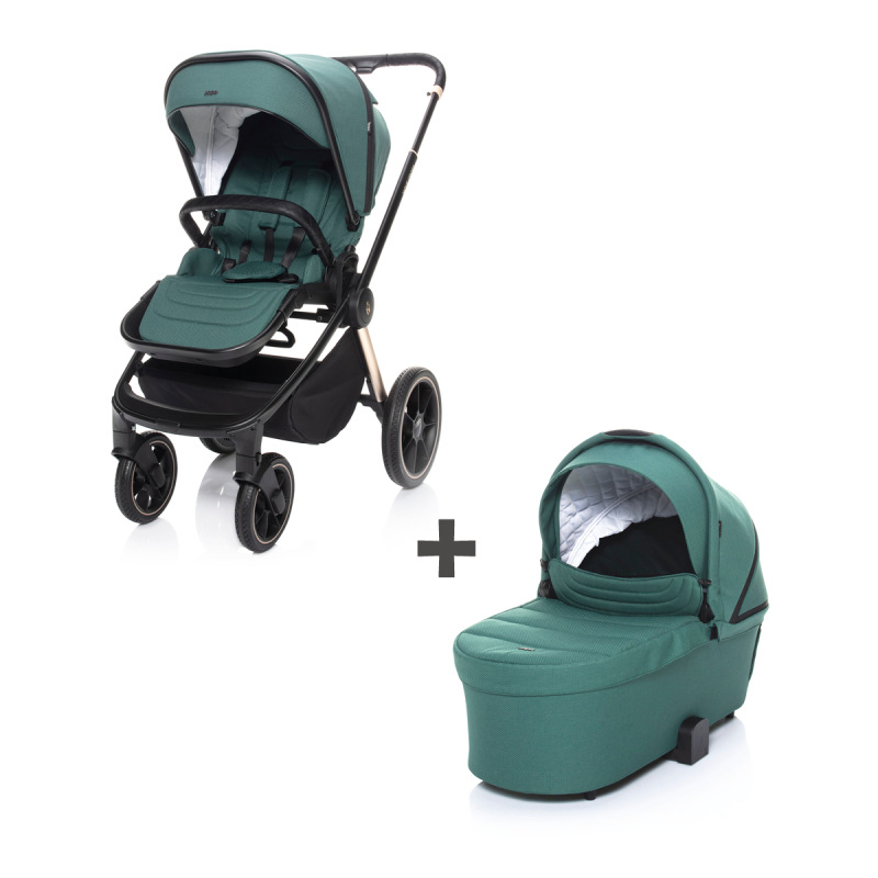 Zopa MOVE Cross 2 kočík + XL hl. korba zdarma, Antique Green/Gold