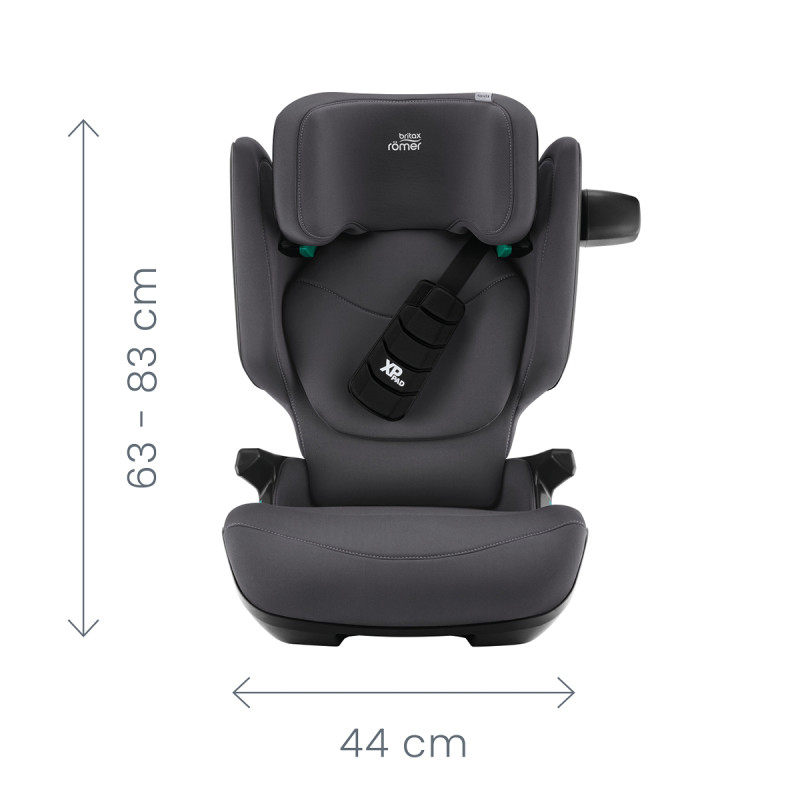 Autosedačka Kidfix Pro Classic, Midnight Grey 2