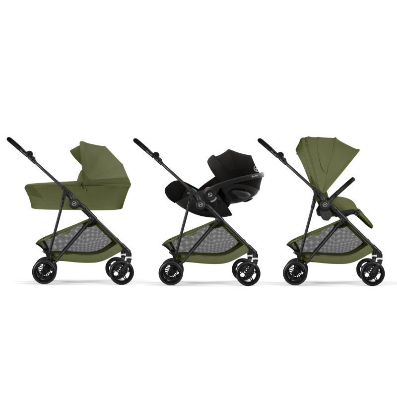 Cybex Melio Carbon 2026 - MOSS GREEN, ľahká bugina 14