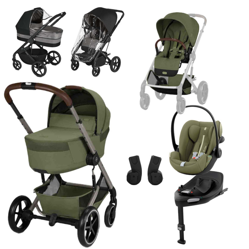 CYBEX Balios S Lux 2026 Set XL Fold Cot – Green