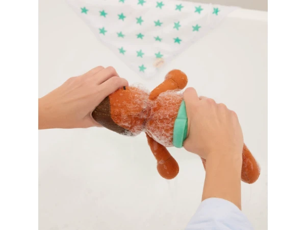 Bábika plyšová do vane chlapec Light Brown Hair 7