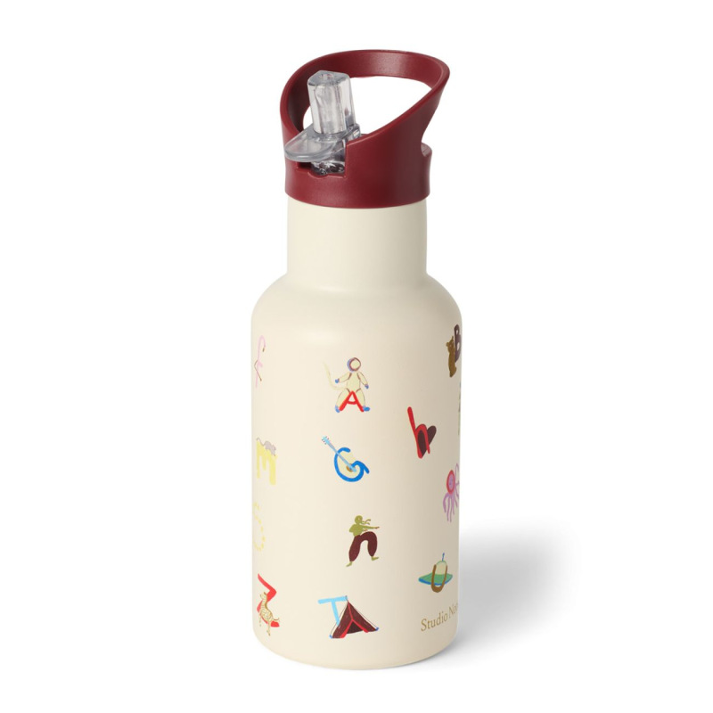 Studio Noos Nerezová Láhev na nápoj Small 350ml l Abeceda 4