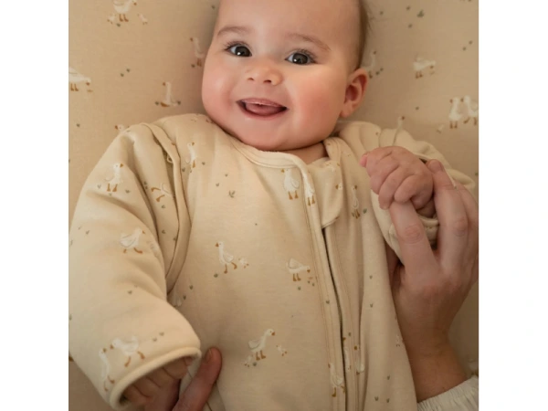 Spací vak s oddeliteľnými rukávmi 70 cm Husa Newborn Naturals 3