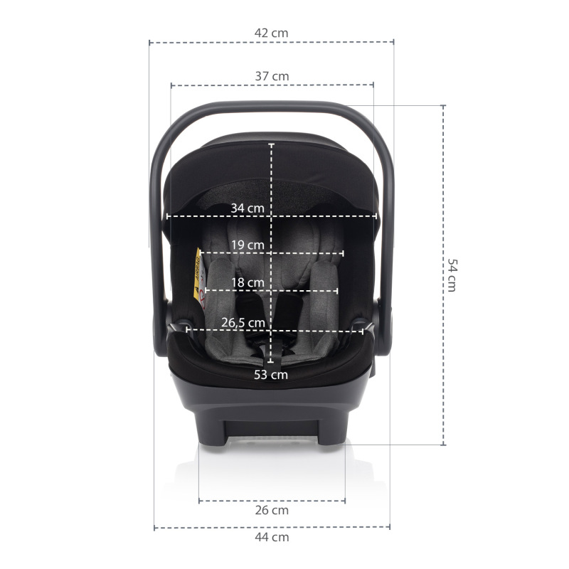 Autosedačka XS Plus i-size, Rocky Grey 7