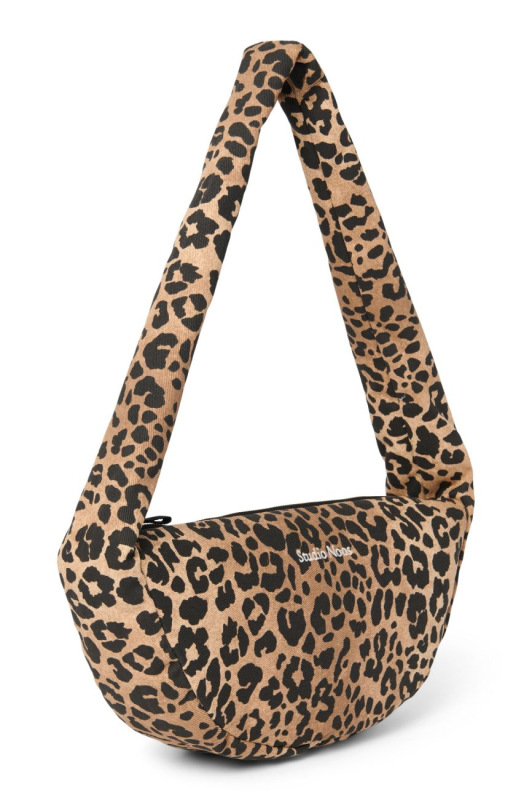 STUDIO NOOS - Cotton Mini Cross Body Bag | Brown Leopard 2