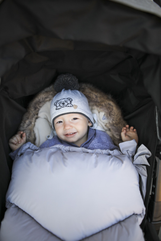 Zimný fusak Fluffy, Foggy Grey 2