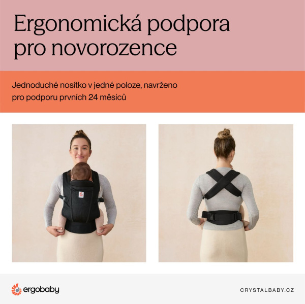 ERGOBABY | Nosič OMNI LITE Mesh - Onyx Black 9