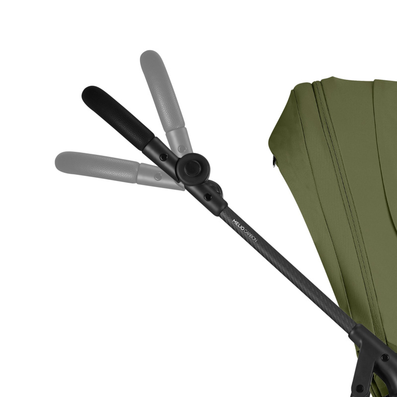 Cybex Melio Carbon 2026 - MOSS GREEN, ľahká bugina 10